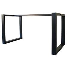 pied de table avec barre pour plateau de table de salle a manger table salle a manger pieds de table table a manger metal