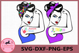 Download Autism Rosie Svg Autism Mom Svg Girl Clipart Autism Svg 816306 Cut Files Design Bundles