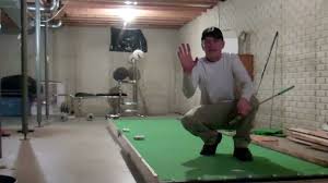 This is just to give you an idea of the layout of your green; Jeremiah S Basement Putting Green Youtube
