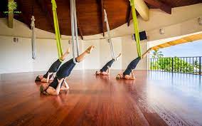 We work in small groups to ensure proper form, safety, and individual attention for every student. Uplift Maui Offers Aerial Yoga At Hotel Wailea Relais Chateaux Maui Now