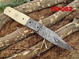 A wide variety of camel bone knife scales options are available to you, such as blade change style, material, and feature. Damascus Steel 7 5 Long Folding Knife Camel Bone Scale With Damascus Bolster And Thumb Knob Custom Made Hand Forged Damascus Blade Cow Hide Leather Sheath With Belt Loop Damacus Depot Inc