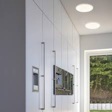 Some also house fluorescent bulbs to provide light to a large space, while saving money and energy. Bronx Led Flush Ceiling Light Lampsy