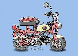 レトロバイク グラフティ第1回 honda monkey ホンダ モンキー 1967年 レトロバイク グラフティ バイクブロス マガジンズ ホンダ モンキー レトロバイク モンキー バイク