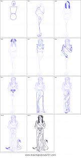 How To Draw Aphrodite Goddess Printable Step By Step Drawing Sheet Drawingtutorials101 Com It's easier than you may think. draw aphrodite goddess printable step