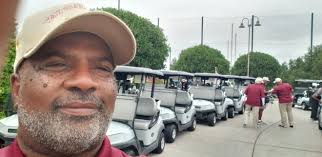 The 13th annual Eagles under the Oaks Charity Golf Tournament teed off this  morning.