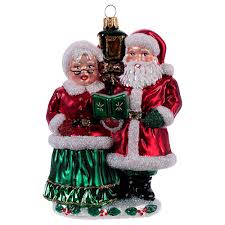 Our santa themed decorations and other party essentials are an excellent addition to any christmas party or family gathering, bringing the magic and mystery of. Christmas Tree Decoration Mr And Mrs Santa Claus In Blown Online Sales On Holyart Co Uk