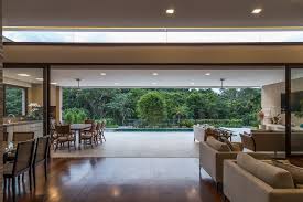 This modern single storey house design has three bedrooms and two toilet and baths. Contemporary Single Storey House Features Open Spaces