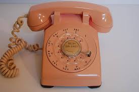 Vintage Pink Rotary Dial Phone Table Or Desk Phone Western With Images Rotary Dial Phone Vintage Desk Vintage Office