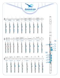 Sample Flute Fingering Chart Free Download