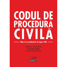 Codul De Procedura Civila Editia A 6 A Actualizata La 23 August 2020 Emag Ro