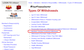 The complete withdrawal of epf while switching employers without remaining unemployed for two months or more (i.e. Henry Tan Your Finance Doctor 3 Reasons To Maximize Your Epf Savings