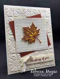This product has been designed to inspire and delight you in making your projects. Fall Thinking Of You Card Make A Handmade Card For Fall Stamp4joy