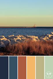 Lighthouse At Sea Color Inspiration Color Palette Inspiration Color Palette Paint Color Schemes Colour Pallete