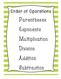 Order Of Operations Math Centers Two Versions One Without Exponents And One With Exponents To The 2nd And 3rd Power Order Of Operations Math Centers Math