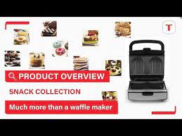 470 00 Kr Mere End Bare Et Vaffeljern 700 W Sort Rustfrit Stal 16 Forskellige Grill Plader Nem At Rengore Taler Opvaskemaskin Savory Snacks Snacks Tefal