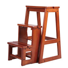Modern Multi Fonksiyonel Uc Adim Kutuphane Merdiven Sandalye Icin Kutuphane Mobilya Katlanir Ahsap Tabure Sandalye Adim Merdive Folding Wooden Stool Ladder Chair Wooden Stools