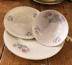 Forever spring pattern, 20 piece set (retired). Mywarehouseofvintage On Twitter Excited To Share The Latest Addition To My Etsy Shop Teacup And Saucer Vintage Three Piece Snack Set Hertel Jacob Bavaria Germany Multi Color Floral Pattern With Gold Trim Accents