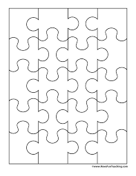 20 Pieces Blank Puzzle Have Fun Teaching Puzzle Piece Crafts Puzzle Piece Template Puzzle Crafts
