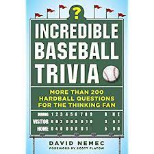 (or, pat yourself on the back if you knew the answer!) october 24, 2021. Buy Incredible Baseball Trivia More Than 200 Hardball Questions For The Thinking Fan Paperback March 19 2019 Online In Maldives 1683582322