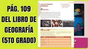 Nos encontramos en la tercera edición de la estrategia aprende en casa, a un año de trabajar con el servicio educativo a distancia. Pag 109 Del Libro De Geografia Quinto Grado Youtube