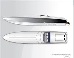 Project One Off 42 T4 Vented V Hull Power Boats Boat Plans Model Boat Plans