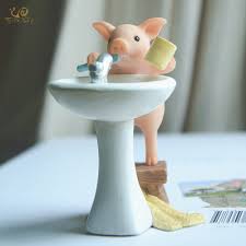 Décor is short for decoration. Everyday Collection Cute Pig Home Decoration Accessories Fairy Garden Miniature Animal Figurines Car Desktop Decor Birthday Gift Gift Collection Gift Giftsgift Birthday Aliexpress