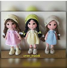 Lal Bebek Oyuncak Bebek Saci Amigurumi Oyuncak Bebek Kiz Bebek Oyuncaklari
