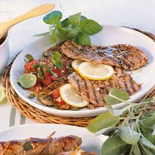 Kalbsschnitzel Vom Grill Mit Roher Tomatensauce Rezept In 2020 Kalbsschnitzel Tomaten Sauce Tomatensauce