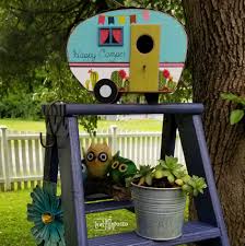 It has been made with recycled wooden pallets. Old Wooden Ladder Plant Stand My Repurposed Life Rescue Re Imagine Repeat