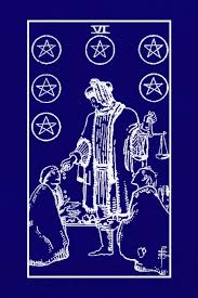 Upright, with the name of the. Vi Six Of Pentacles Tarot Card Journal 6 X 9 Inch Matte Softcover Paperback Notebook With 120 Blank Lined Pages Tarot Journals Alecha 9781091982185 Amazon Com Books