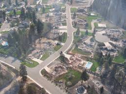 I'd suggest follow hwy 33 down to springfield rd exit. Firestorm 2003 Fire Fighting In Canada