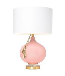 Pink Glass Table Lamp With Gold Leather Tassel Glass Table Set Gold Interior Design Glass Floor Lamp