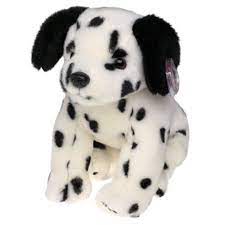 1 X Ty Beanie Buddy Dotty The Dalmatian Dog Walmart Com