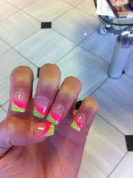 No one else had hearing aids and for that i did feel special. Acrylic Hot Pink And Lime Green Nails Novocom Top