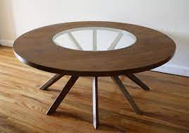 20 1/4 high x 44 3/4 wide x 26 3/4 deep (closed). Broyhill Cathedral Coffee Table Picked Vintage