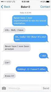 Here is another guessing game. Top 30 Fun Texting Games To Play With Your Partner