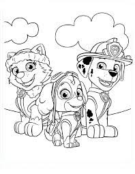 Paw patrol coloring pages paw patrol everest ausmalbilder. Malvorlage Paw Patrol Pfotenagent Chase Coloring And Malvorlagan