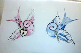 Love Birds Vintage Love Bird Tattoo Love Bird Tattoo Couples Couple Tattoos