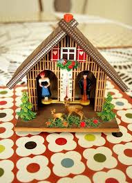 Weather House Vintage Toys Storybook Cottage Old Toys