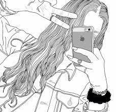 Plantillas en blanco y negro para imprimir y colorear para niños y niñas. Dibugos En Blanco Y Negro