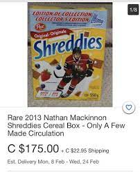 Mackinnon took a shot that was saved by henrik lundqvist. Nathan Mackinnon Cereal Hits The Shelves In Colorado Saltwire