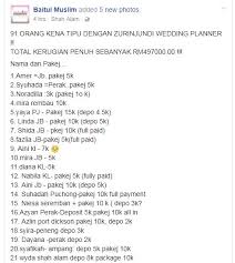 Flexible and secure wedding planner pay. Update Kes Zurinjundi Wedding Planner Dari Neraka 91 Mangsa Tampil Dedah Kerugian Hampir Rm500 000