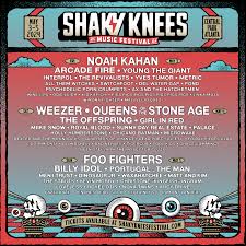 Foo Fighters, Noah Kahan, Weezer Headline Shaky Knees Lineup - SPIN