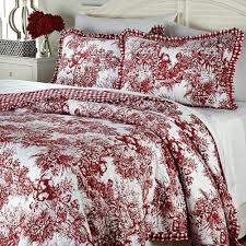 French tile taupe is a classic solid color detailed machine stitch bedspread pattern. Toile Quilt Set Ideas On Foter