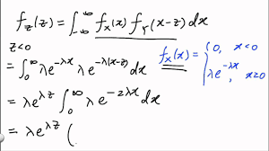 The Difference Of Two Independent Exponential Random Variables Youtube
