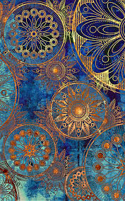 Liberte Beaute Verite Et L Amour Healthy Hair Spell In 2020 Fractal Art Mandala Wallpaper Abstract