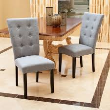 Leighton Grey Fabric Dining Chairs Set Of 2 Fabric Dining Chairs Upholstered Dining Chairs Dining Chairs
