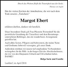 Juni 2009 in berlin) war eine deutsche schauspielerin, moderatorin, tänzerin, entertainerin und. Traueranzeigen Von Margot Ebert Trauer Mittelhessen De