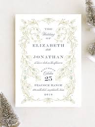 Peacock Flourish Wedding Invitations Christmas Wedding Invitations Classy Wedding Invitations Wedding Invitations