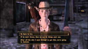 Birds Of A Feather New Vegas How To Get Cass To Follow You Fallout New Vegas Heartache By The Number Part 4 Of 4 Anti Van Graff Evidence And To Jackson Youtube